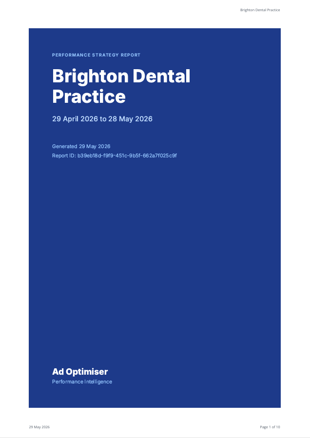 Ad Optimiser strategy report cover